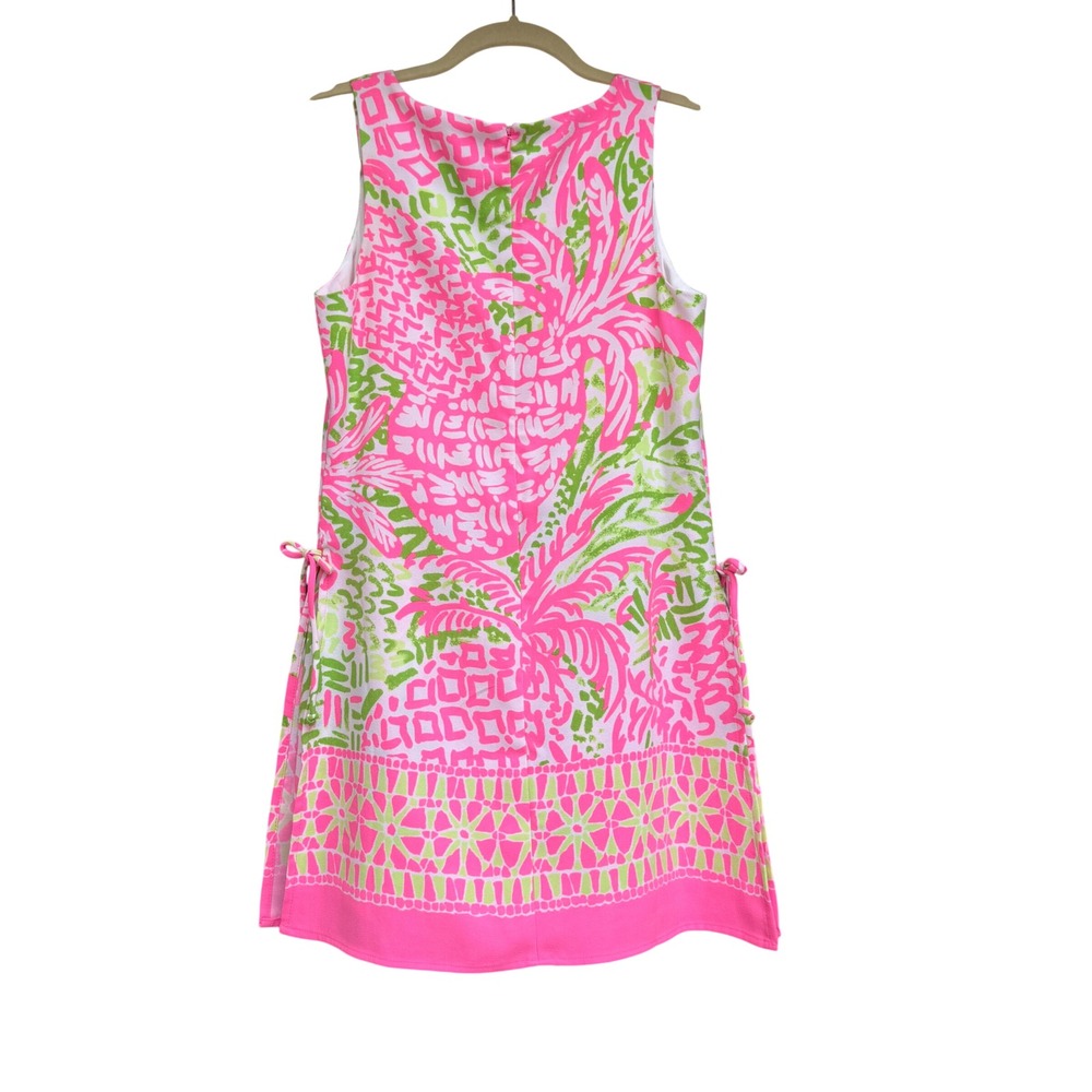 NEW Lilly Pulitzer Donna Skort Romper Womens 00 Pink Sunset Green Pineapple